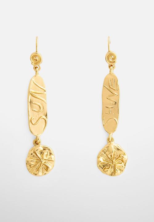 MANGO - Earrings ramona - gold
