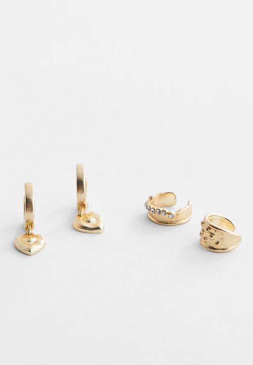 MANGO - Earrings rabat - gold