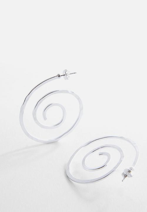 MANGO - Earrings roge - silver