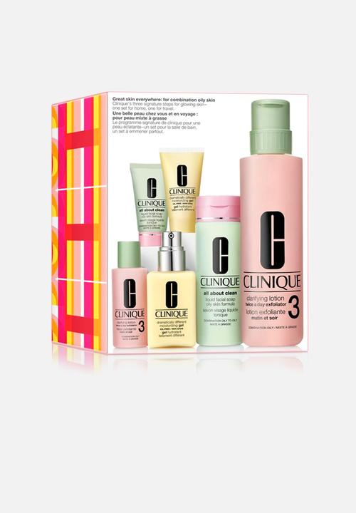 Clinique - Great Skin Everywhere Skincare Set: For Combination Oily Skin
