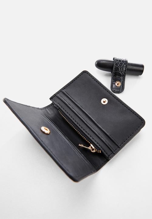 MANGO - Wallet leticia - black