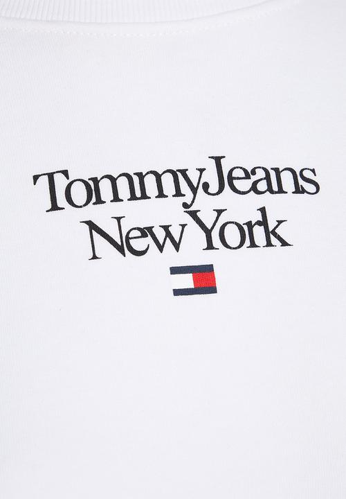 Tommy Hilfiger - BXY essential logo1 crew - white