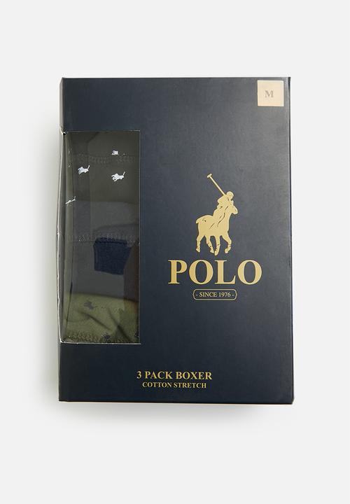POLO - Men multi aop boxer 3 pack - multi