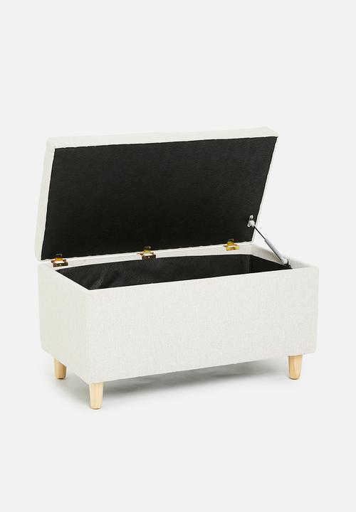 Sixth Floor - Yogi storage ottoman - natural