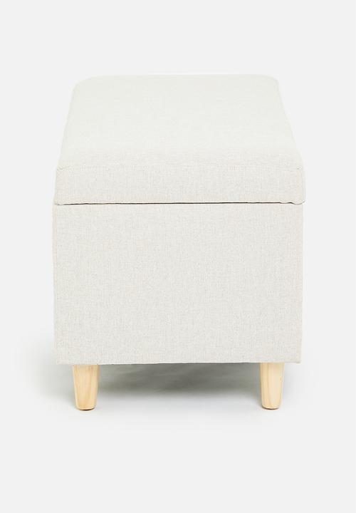 Sixth Floor - Yogi storage ottoman - natural