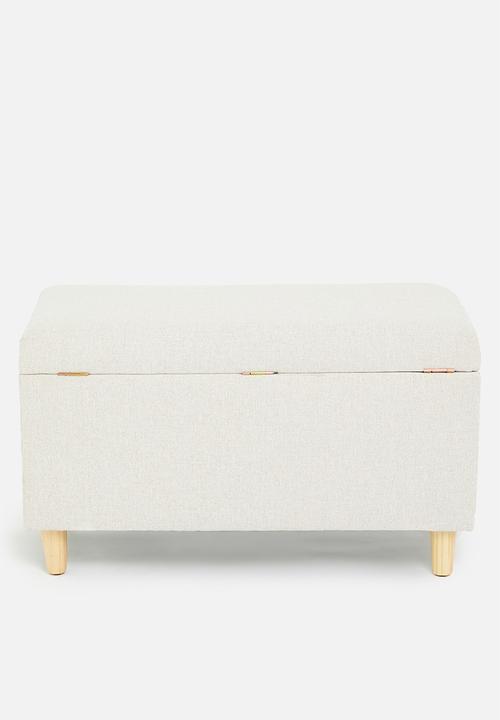 Sixth Floor - Yogi storage ottoman - natural