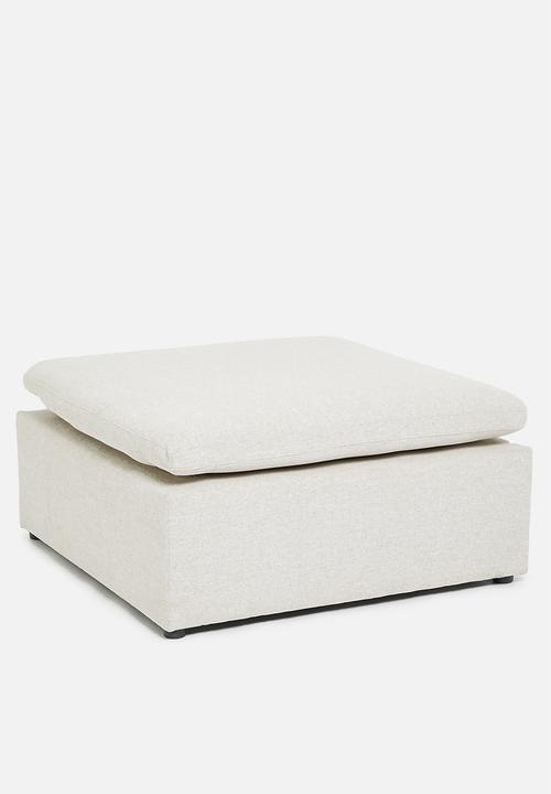 Sixth Floor - Halo modular ottoman - natural