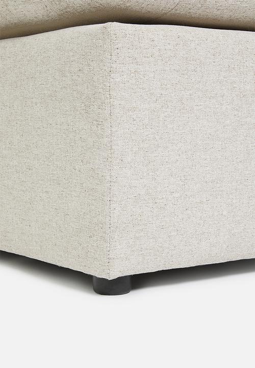 Sixth Floor - Halo modular ottoman - natural