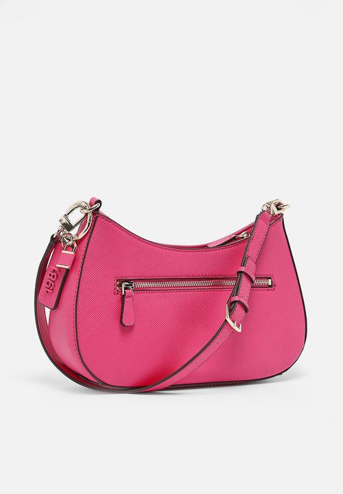 GUESS - Noelle top zip shoulder bag - watermelon 