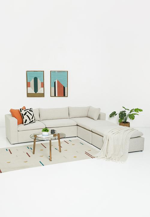Sixth Floor - Halo modular chaise - natural