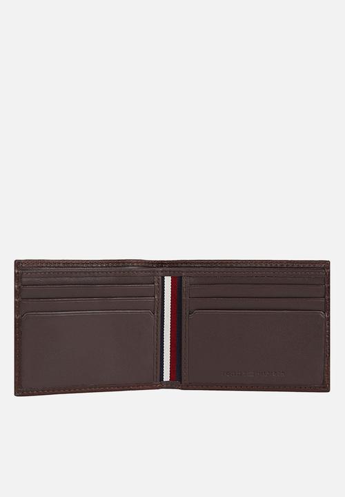 Tommy Hilfiger - Th premium mini cc wallet - cognac