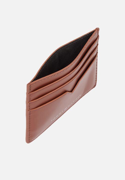 Tommy Hilfiger - Th modern leather cc holder - tan