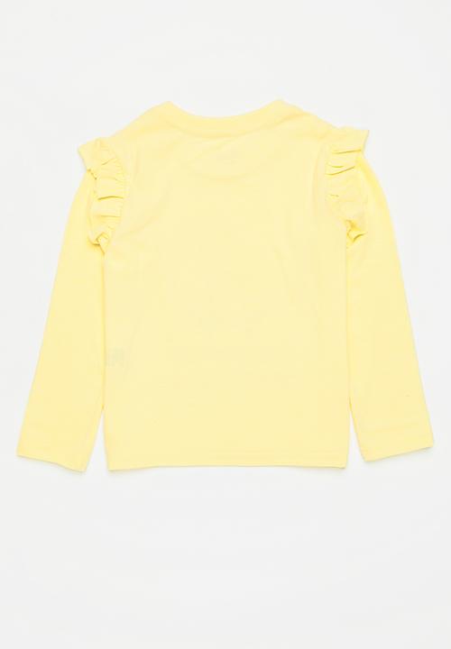 Pop Candy - 2 Pack graphic tees - rose pink & yellow interlock