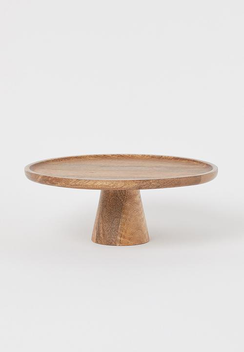 H&M - Mango wood cake stand - brown