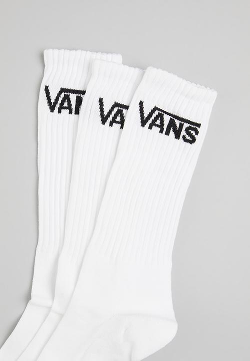 Vans - Mn 3 pack classic crew - white 