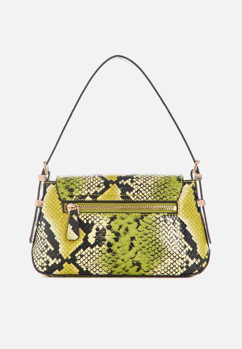 GUESS - Desideria mini flap shoulder bag - kiwi