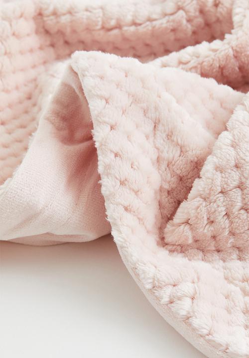 H&M - Fleece blanket - light pink