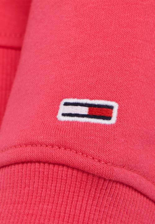 Tommy Hilfiger - Reg serif linear hoodie - jewel pink