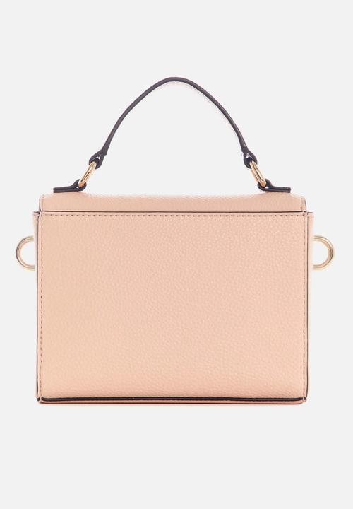 GUESS - Emiliya mini top handle flap - blush