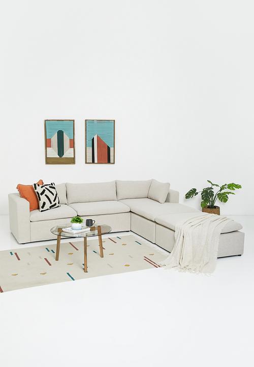 Sixth Floor - Halo modular corner wedge - natural