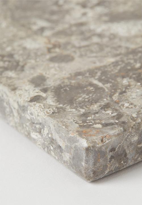 H&M - Marble serving tray - grey/marble-patterned