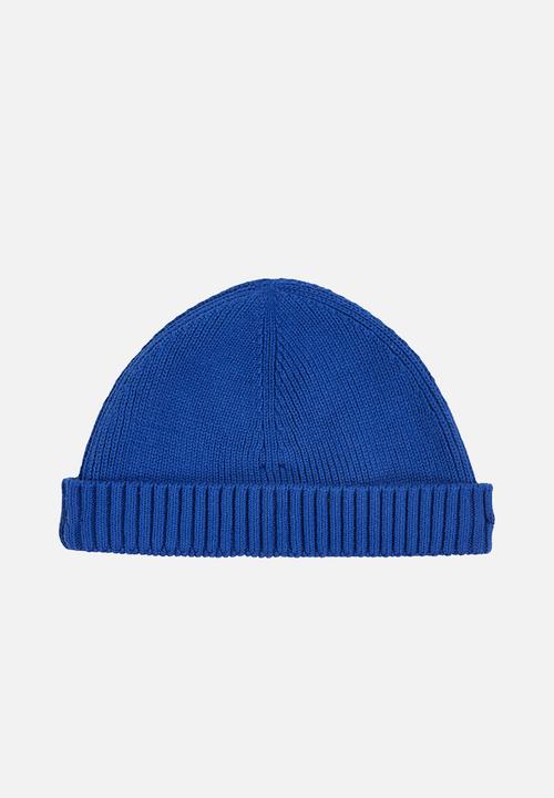 Tommy Hilfiger - Th flag short beanie - blue sapphire