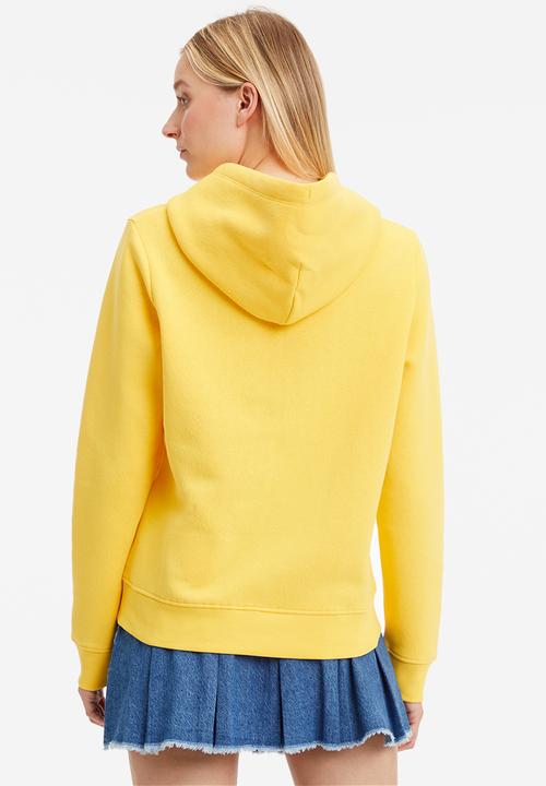 Tommy Hilfiger - Reg serif linear hoodie - warm yellow