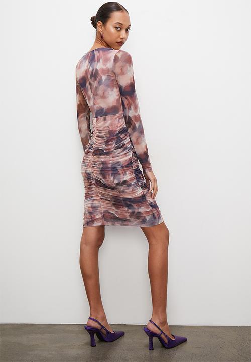 Superbalist - Corset detail ruched mini dress - soft focus