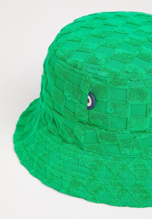 Ben Sherman - Towelling bucket hat- green