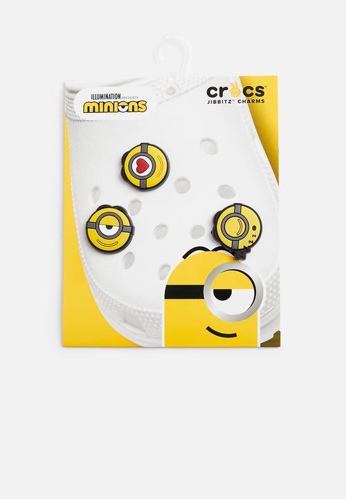 Crocs - Minions 3 pack jibbitz - yellow & black