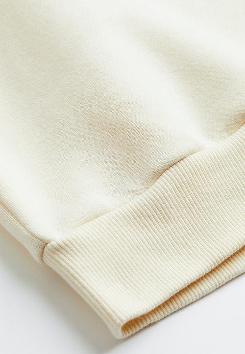 H&M - Oversized sweatshirt - natural white/block-coloured
