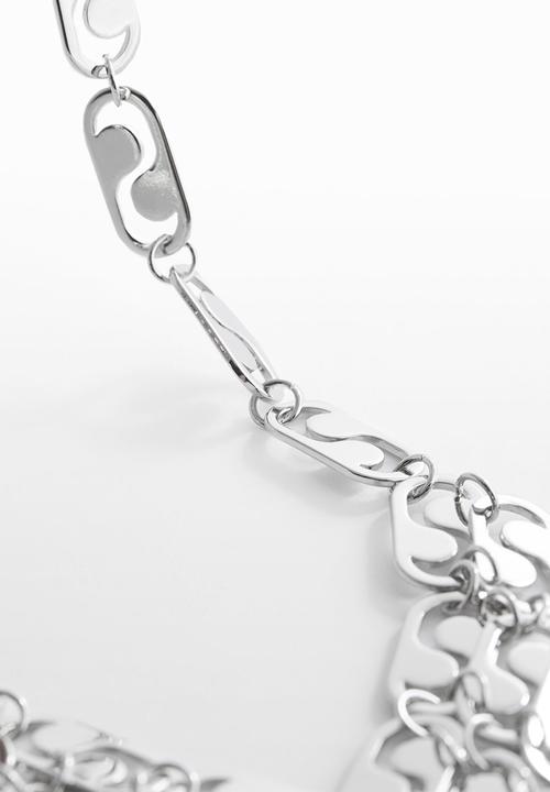 MANGO - Necklace telma - silver 
