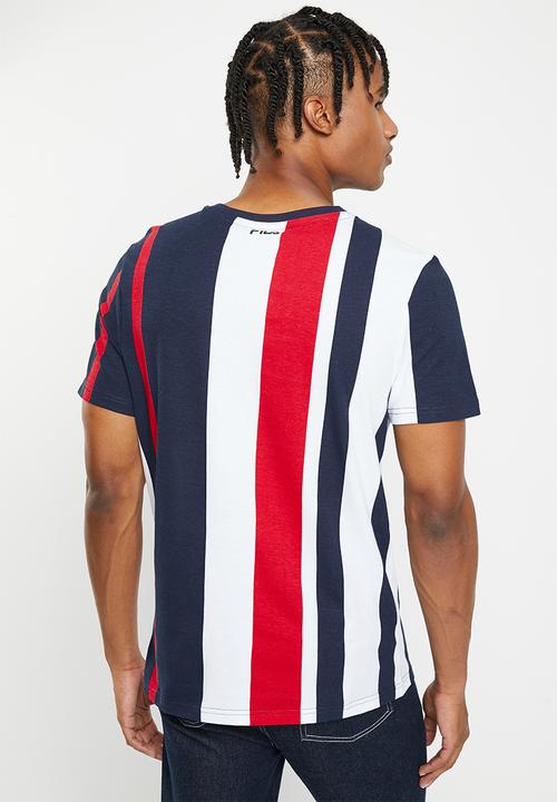 FILA - Ramon short sleeve tee - stripe aop