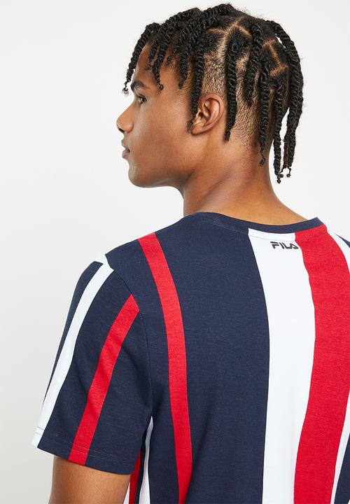 FILA - Ramon short sleeve tee - stripe aop