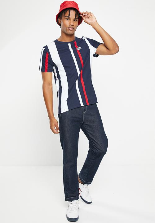FILA - Ramon short sleeve tee - stripe aop
