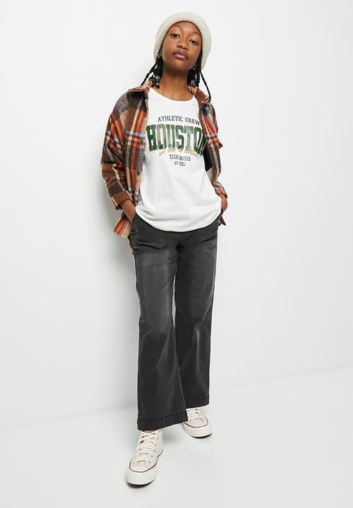 Superbalist - Older girls graphic tee - ecru