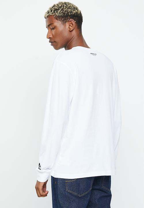 adidas Originals - New age long sleeve tee m - white