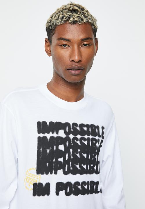 adidas Originals - New age long sleeve tee m - white
