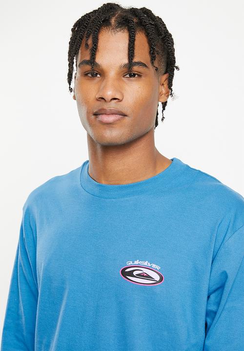 Quiksilver - Heritage oval long sleeve - snorkel blue