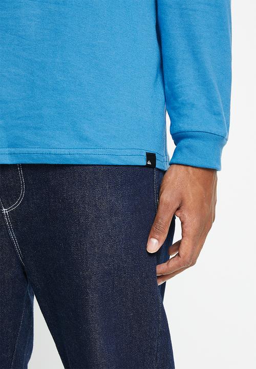 Quiksilver - Heritage oval long sleeve - snorkel blue