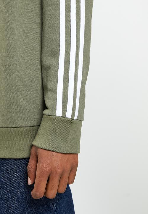 adidas Originals - 3-Stripes crew - olive strata