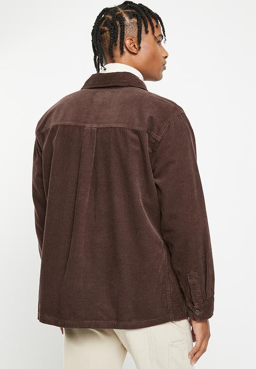 Cotton On - Heavy overshirt - coco brown cord