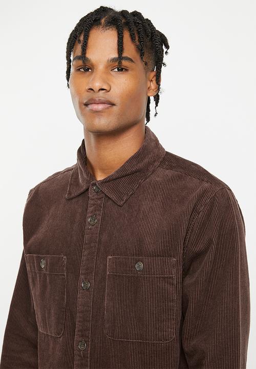 Cotton On - Heavy overshirt - coco brown cord