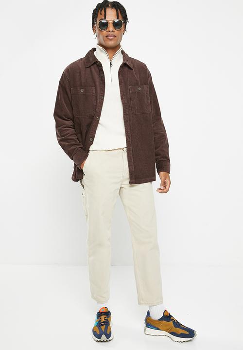 Cotton On - Heavy overshirt - coco brown cord