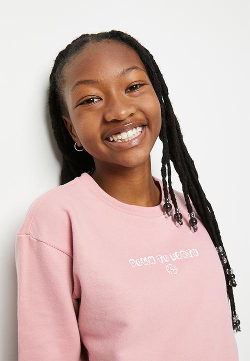 Rebel Republic - Girls tracksuit set - dusty pink