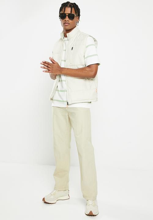 Only & Sons - Onsharry relaxed skate stripe short sleeve tee - white