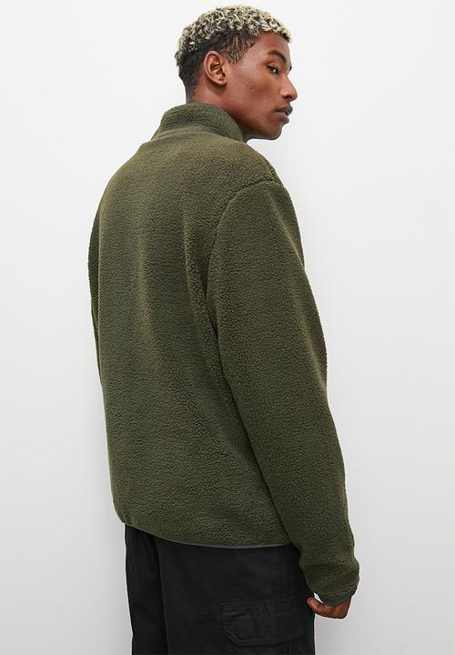 STYLE REPUBLIC - Borg jacket with utility pockets - khaki
