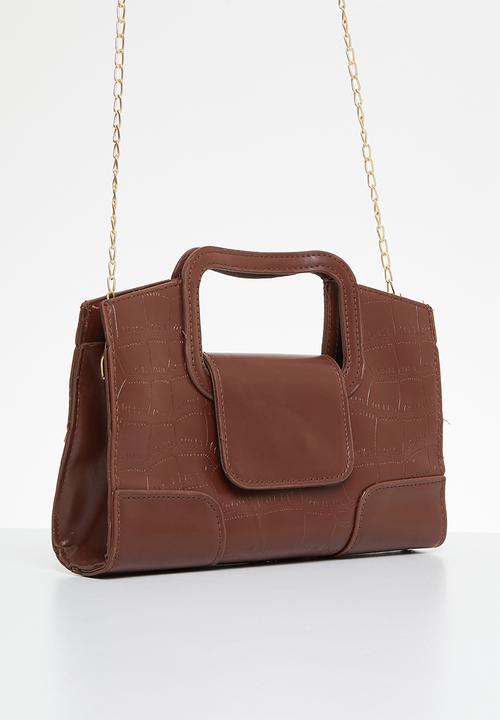 edit - Brylee top handle bag - brown
