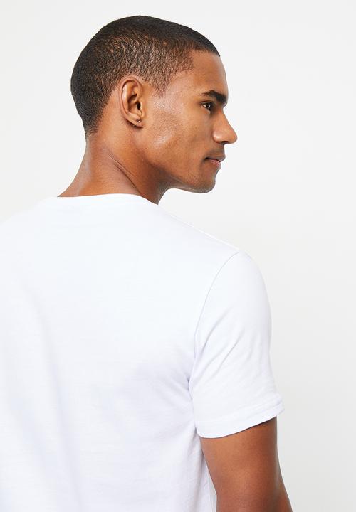POLO - Mens crest logo short sleeve tee - white