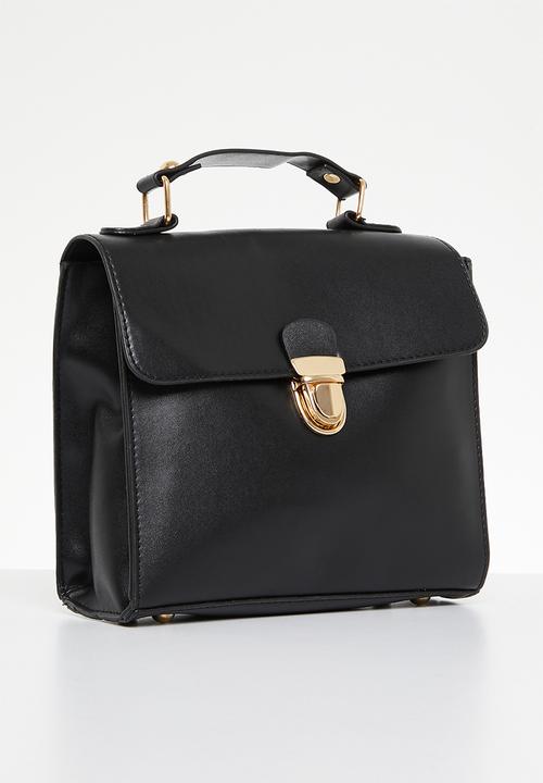 edit - Colette top handle bag - black